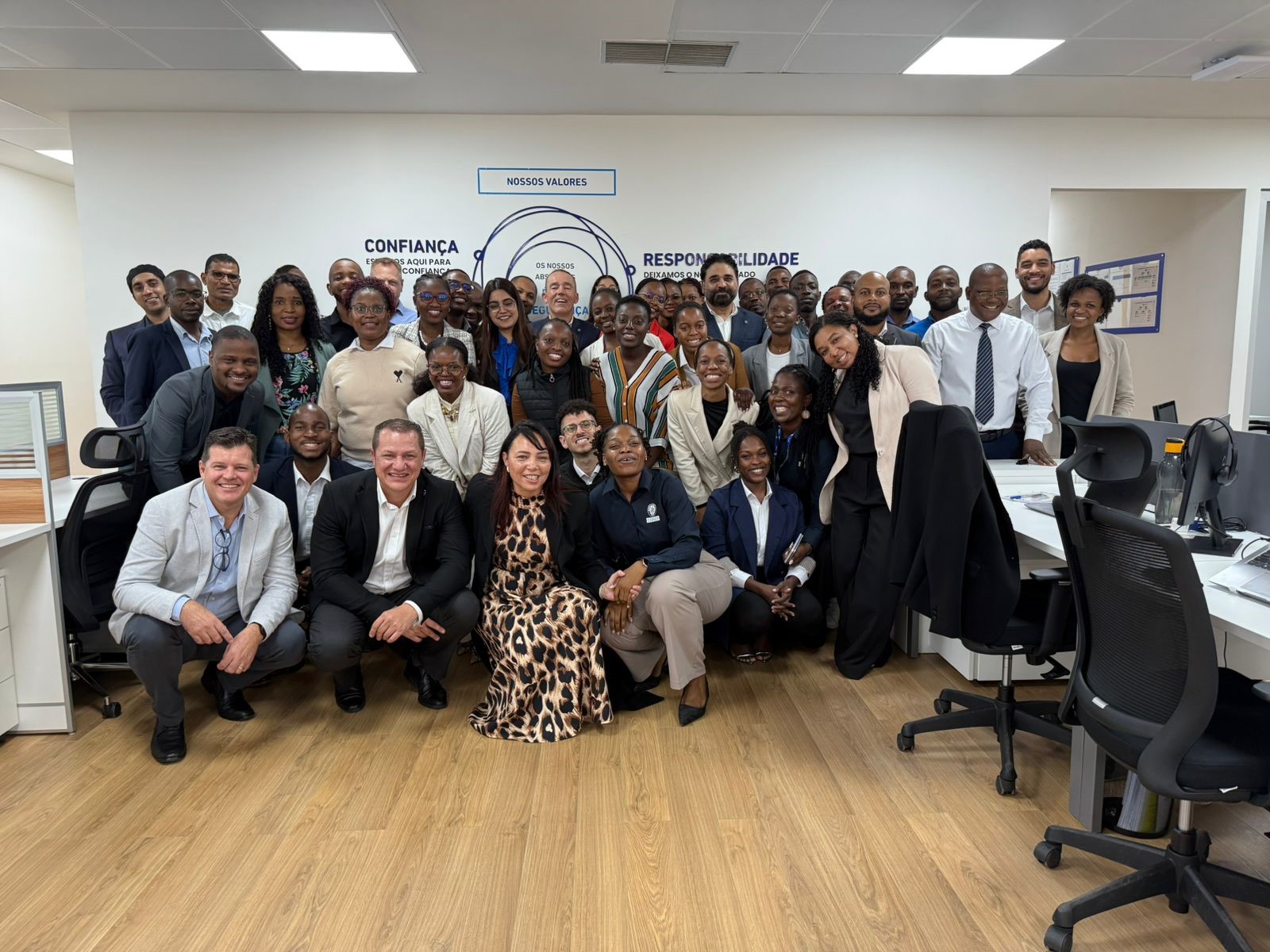 Colleagues Standing Together 